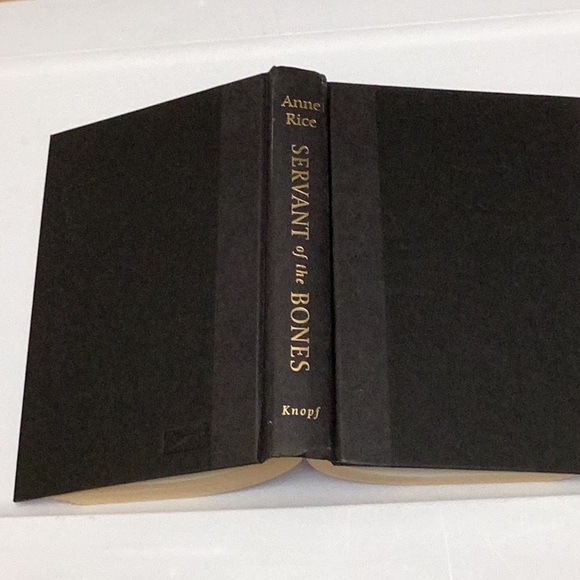 Autographed 1st Edition “Servant of the Bones,” by Anne Rice - Picture 3 of 8